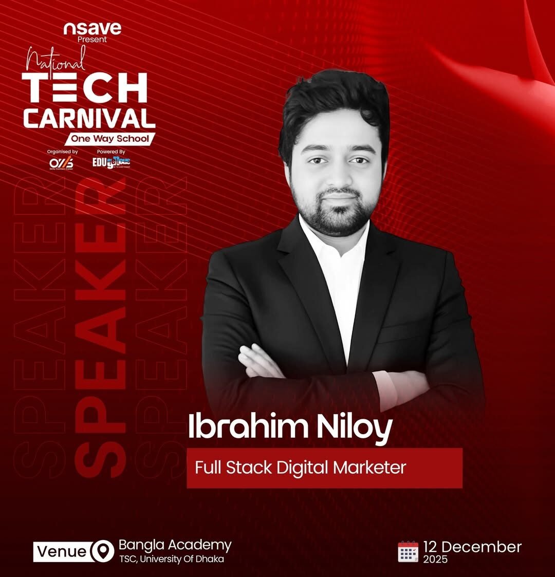 National Tech Carnival 3.0 2025 |Career With AI brahim Niloy