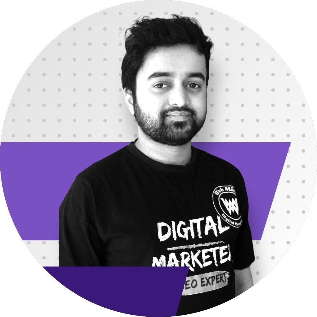 Digital Marketing Consultant Bangladesh portrait wearing SEO expert shirt with professional branding background