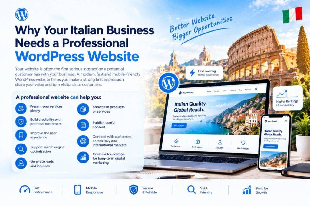 WordPress Developer in Italy: Fast, SEO-Ready Sites for SEO, content marketing, AEO, GEO, and digital growth.