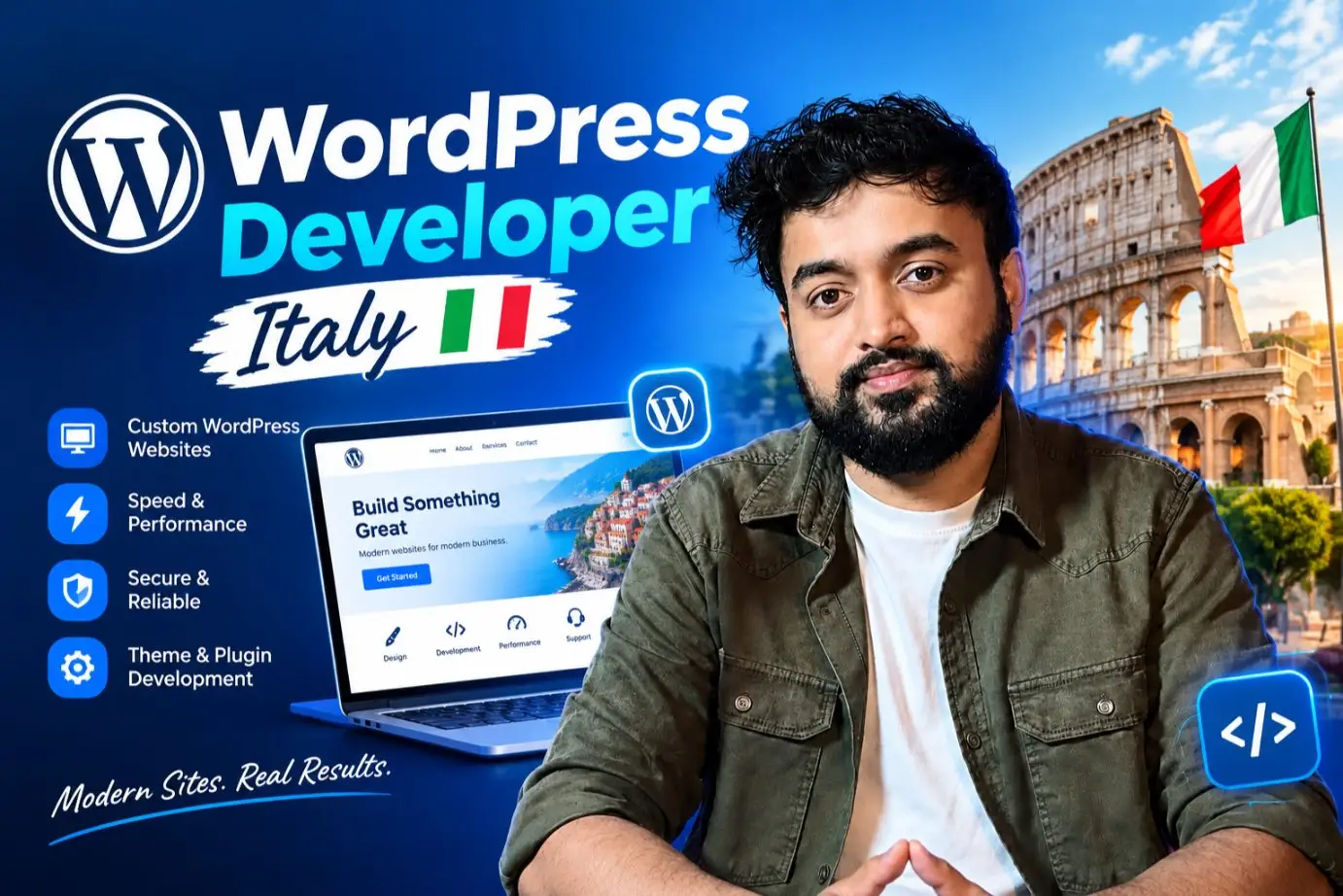 WordPress Developer in Italy: Fast, SEO-Ready Sites for modern businesses and online growth.